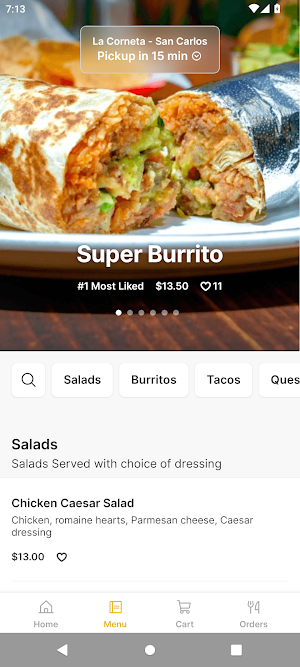 La Corneta Taqueria Screenshot 1