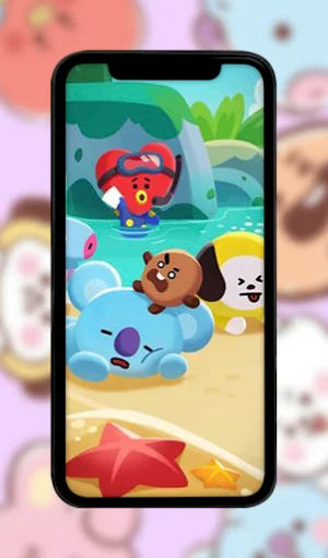 Cute BT21 Wallpaper Full HD Screenshot 1