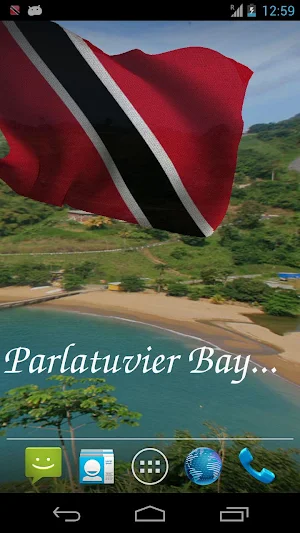 Trinidad & Tobago Flag Live Wallpaper Screenshot 1