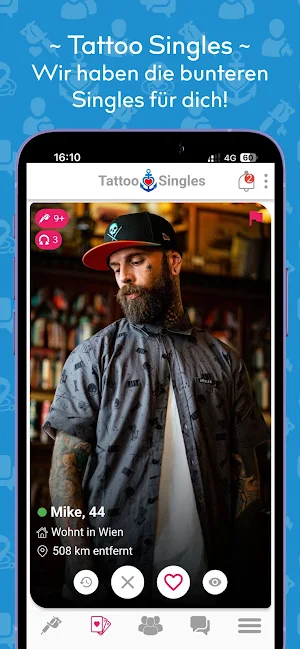 TattooSingles Flirt Dating App Screenshot 1