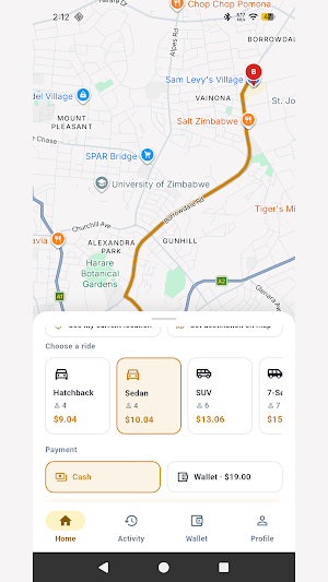 Zimdrive:  Hassle-Free Rides Screenshot 1