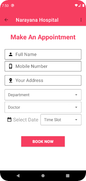 Narayana Hospital Samastipur Screenshot 2