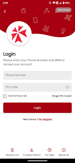 NICAMF - moBank Screenshot 2