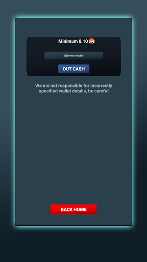 XMR Clicker Cryptocurrency Screenshot 1