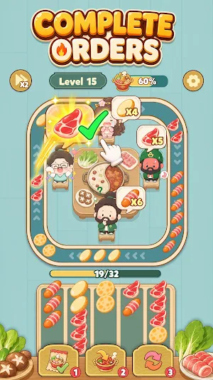 Heroes Hotpot: Food Sort Saga Screenshot 2