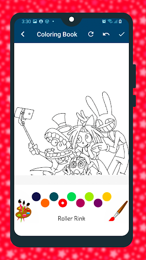 Pomni Digital Circus Coloring Screenshot 2