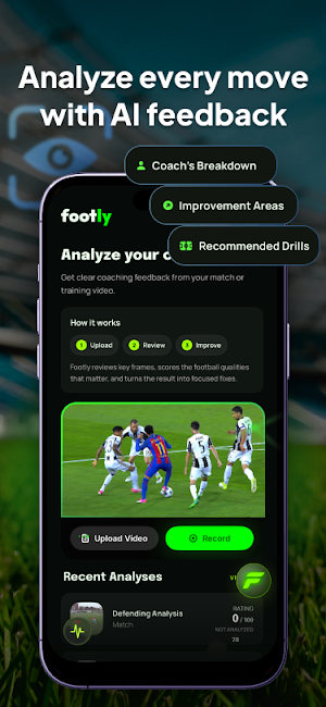 Footly: AI Soccer Coach Screenshot 1