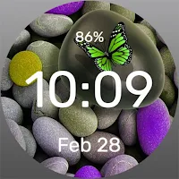 Green Butterfly - Watch Face