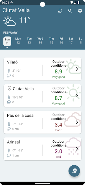OutdoorX - Find Best Weather Screenshot 0