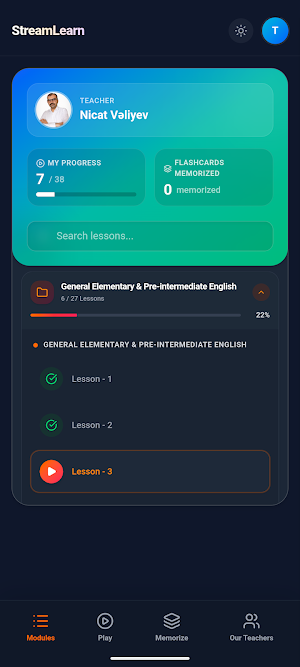 StreamLearn Screenshot 3