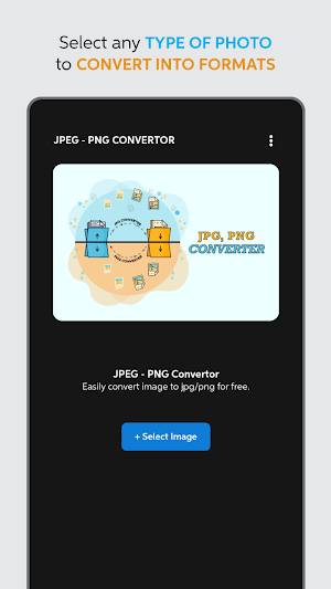 JPG PNG & PNG JPG Converter Screenshot 1