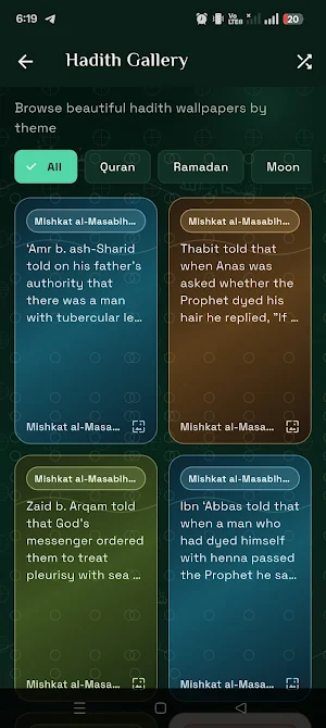 Noor Hadith & Salah Lock Screenshot 2