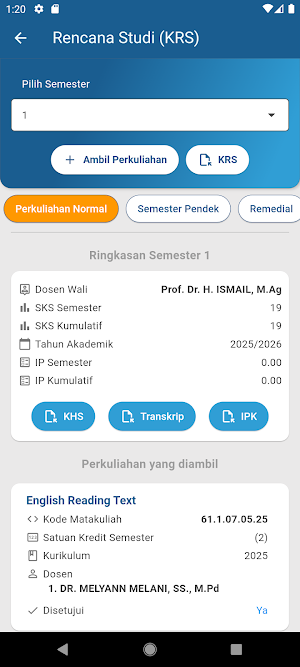 eCampus UIN Bukittinggi Screenshot 2
