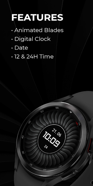 Regarder Jet Turbine WatchFace Screenshot 0