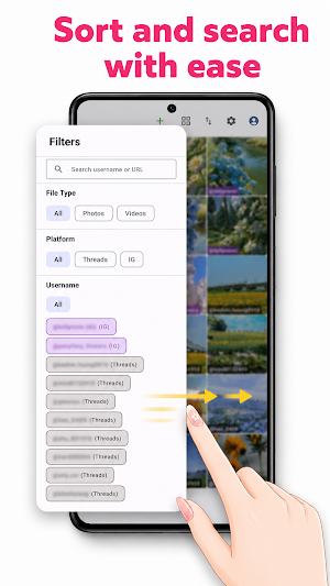 SHARE2me: Social Downloader Screenshot 1