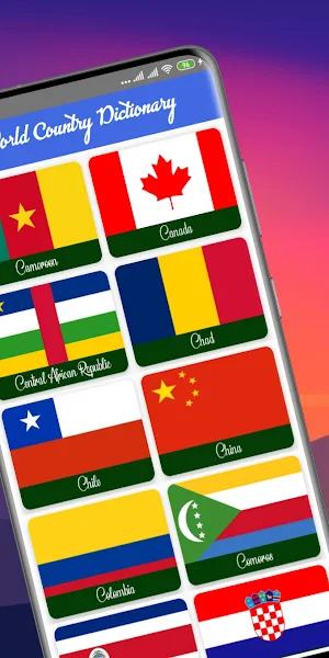 World Country Dictionary Screenshot 2
