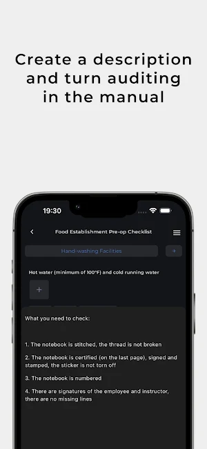 jeCheck checklists and audits Screenshot 2