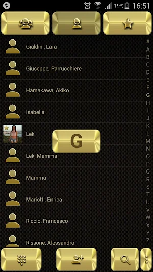 Theme for ExDialer Metal Gold Screenshot 2