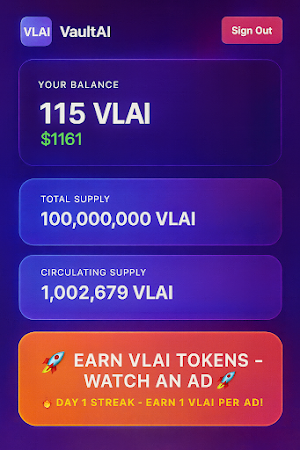 VaultAI Token Screenshot 2