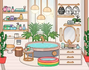 Aesthetic Bathroom Ideas Toca Screenshot 3
