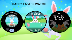 Happy Easter Watch Face 4 Screenshot 2