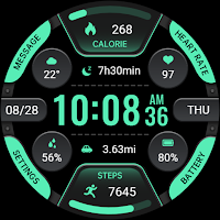 Ink Green Arc Data ZKin Watch