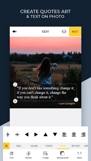 Quotes Maker - Name Art Quotes Creator App Screenshot 2