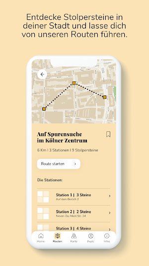 Stolpersteine NRW Screenshot 2