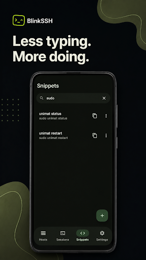BlinkSSH Screenshot 2