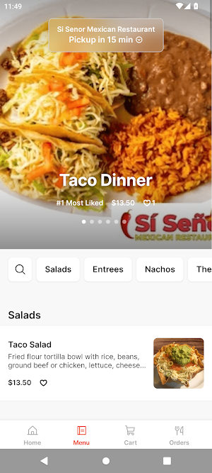 Si Senor Mexican Restaurant Screenshot 1