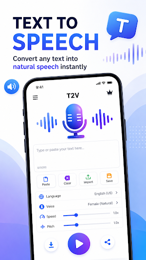 T2V: Translate & TTS Screenshot 0