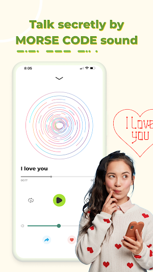 Whistle sounds & Morse Code Screenshot 1