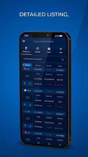 Crypto Portfolio Tracker - Current Data Screenshot 3