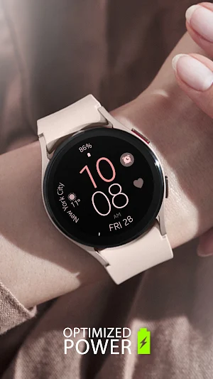 Battery 3 rose gold watch face Screenshot 1