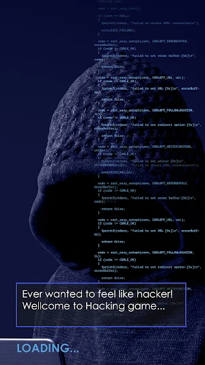 Cyber Hacker Bot: Hacking Game Screenshot 0