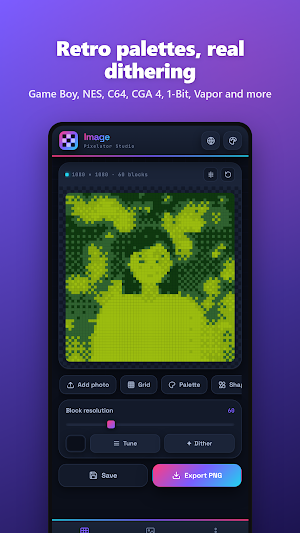 Image Pixelator: Pixel Art Screenshot 1