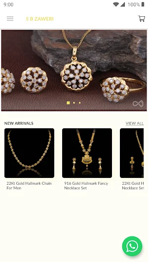 S B ZAWERI - Jewellery Showroom in Gurukul App Screenshot 1