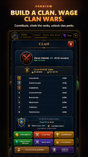 FORGIUM: Idle Blacksmith RPG Screenshot 3
