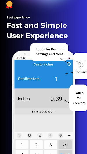 Centimeters to Inches Pro Screenshot 2