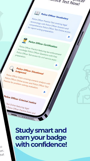 Police Officer Practice Test Screenshot 1