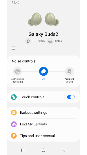 Galaxy Buds2 Plugin Screenshot 0