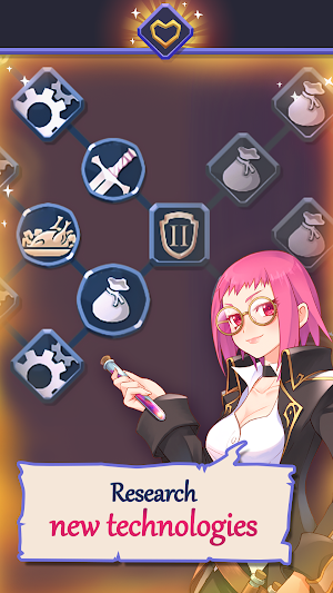 Fantasy town: Anime girls story Screenshot 1