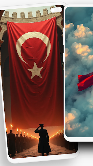 Türk Bayrağı Duvar Kağıtları Screenshot 2