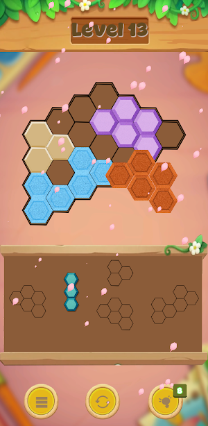 Hex Connect: Fill the Shapes Screenshot 1