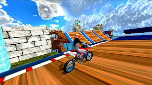 Street Bike Mega Ramp Jump Screenshot 3