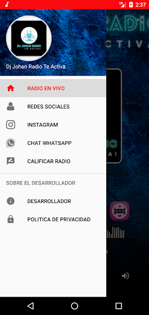 Dj Johan Radio Te Activa Screenshot 2