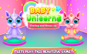 Baby Unicorns Caring & Dressup Screenshot 2