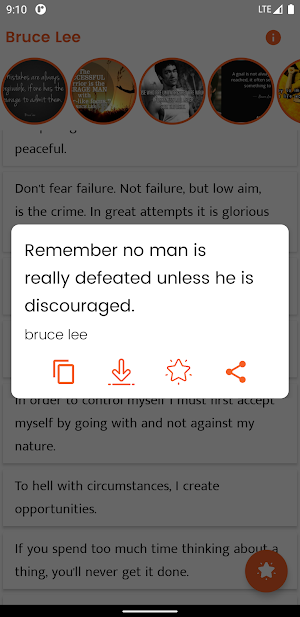 Bruce Lee Quotes and Sayings Screenshot 1