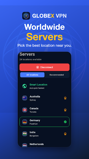 GLOBEX VPN - Secure VPN Proxy Screenshot 2