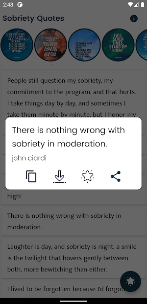 Sobriety Quotes and Sayings Screenshot 3